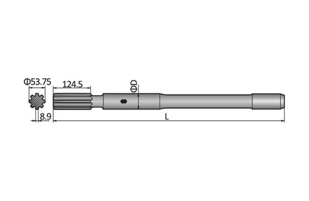 Epiroc COP2150, COP2550 Shank Adapter