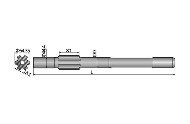 Furukawa HD300 Shank Adapter