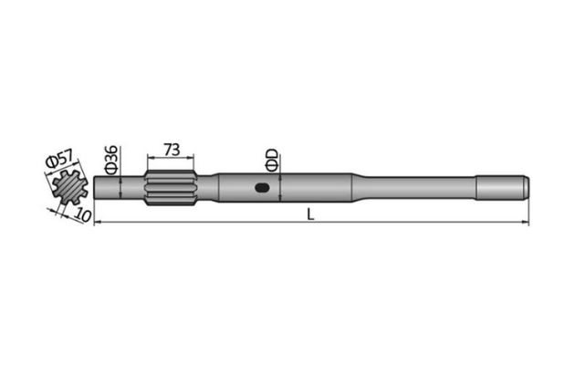 Furukawa HD609 Shank Adapter