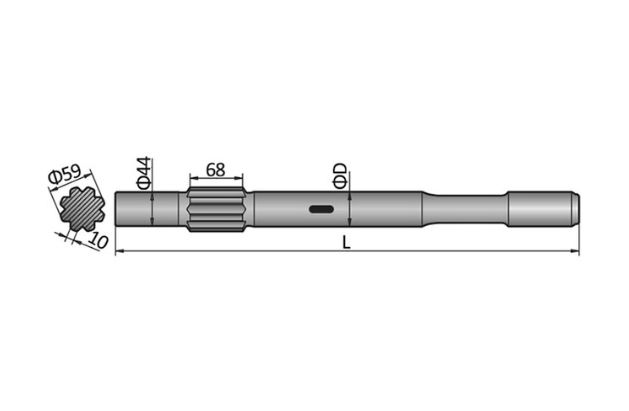 HL645, HL645S Shank Adapter