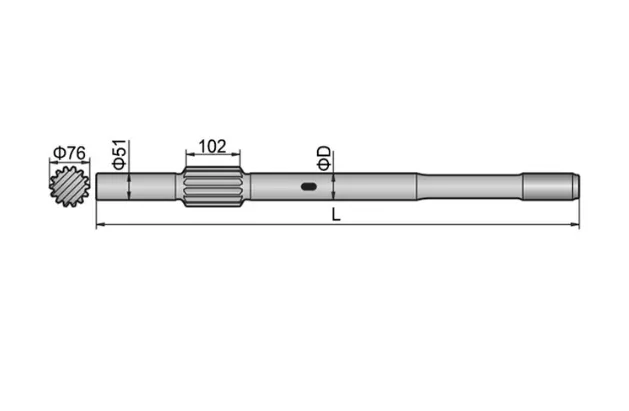 Gardner Denver HPR 2 Shank Adapter