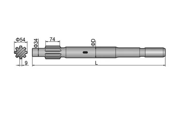 Hydrastar 200, 300 and X2 Shank Adapter