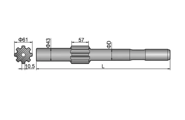 Joy VCR 260 Shank Adapter