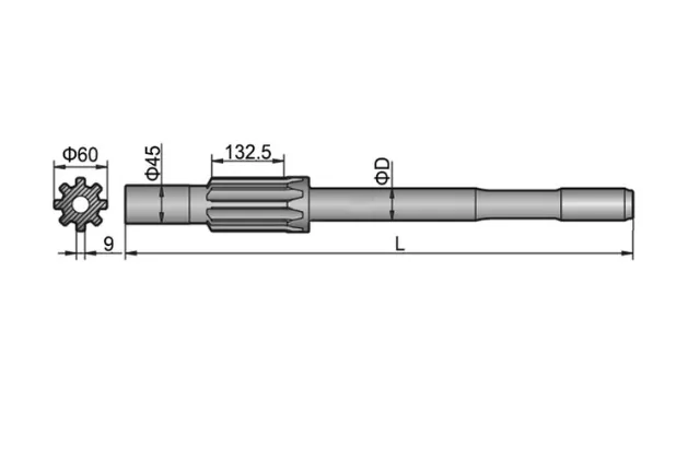 Toyo TH 501 Shank Adapter